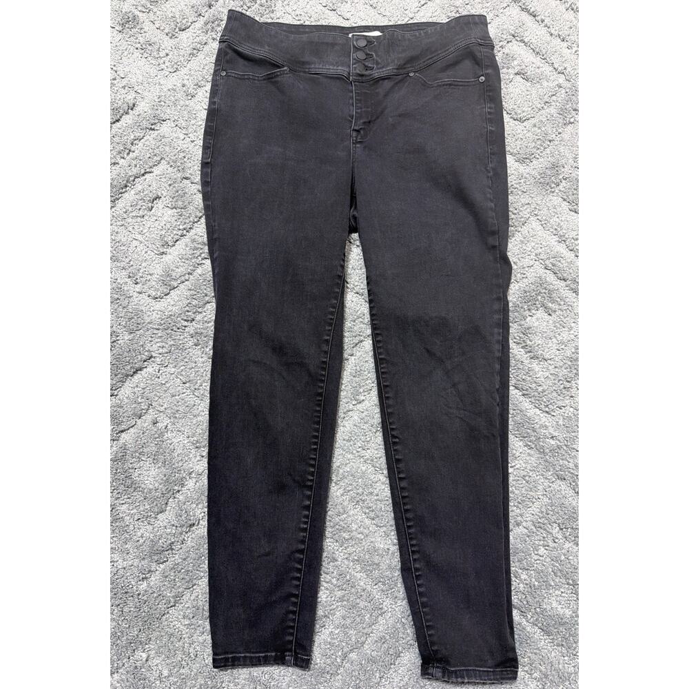 Lane Bryant Womens Flex Magic Waistband High Rise Jegging Jeans Size 16 35x28